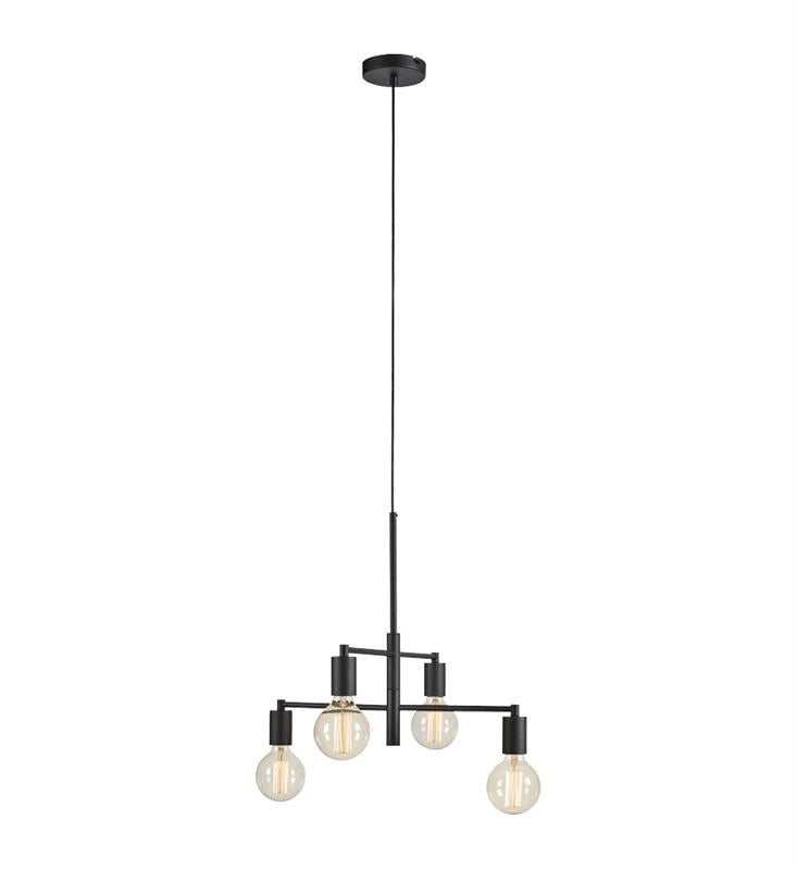 Markslöjd Cielo 4L black lysekrone