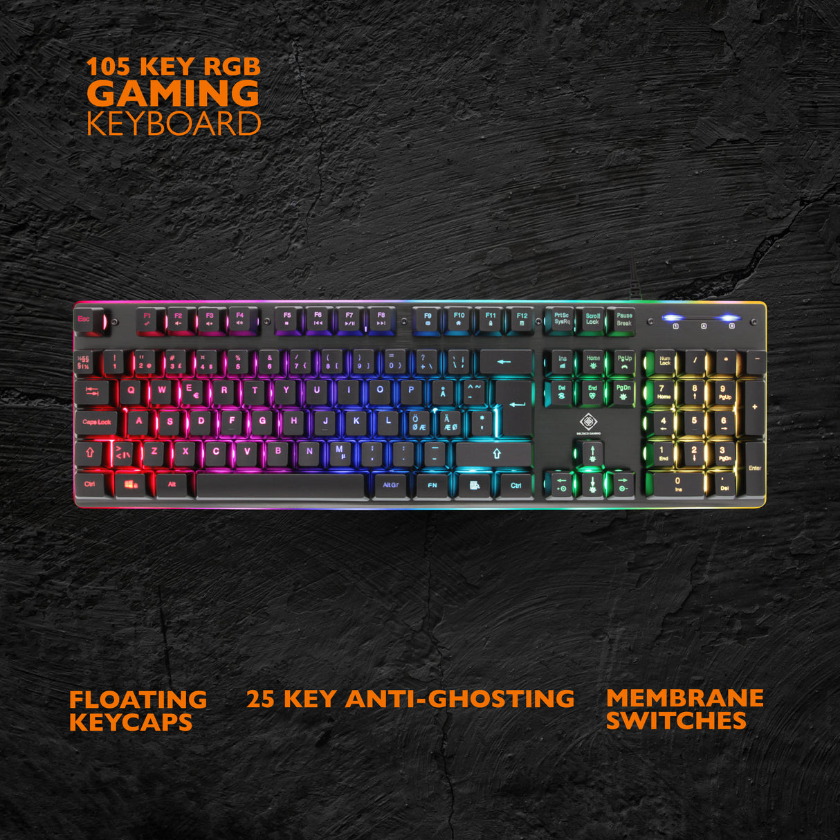 Deltaco Gaming GAM-021-RGB keyboard
