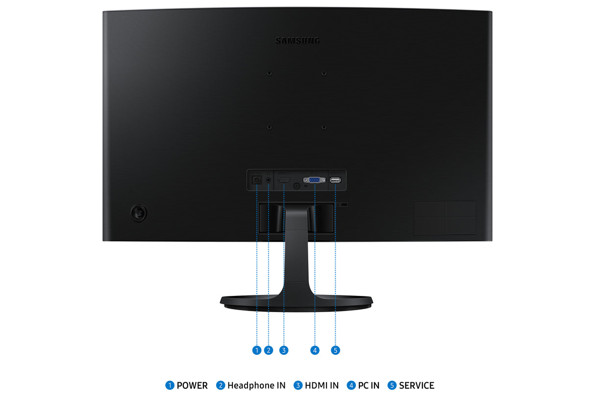 Samsung S24D364GAU 24 1920 x 1080 (Full HD) VGA (HD-15) HDMI 100Hz