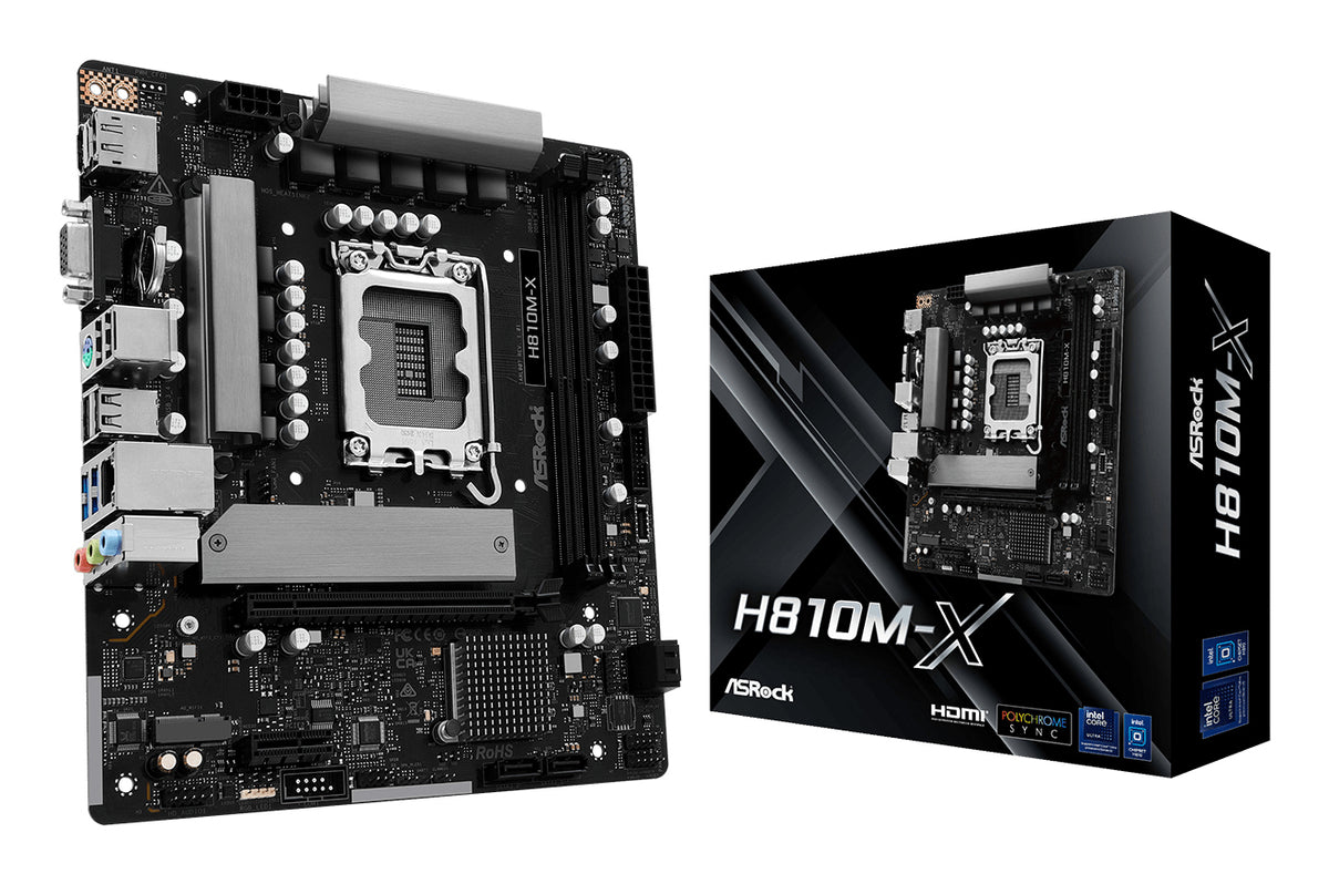 ASRock H810M-X Micro-ATX LGA1851
