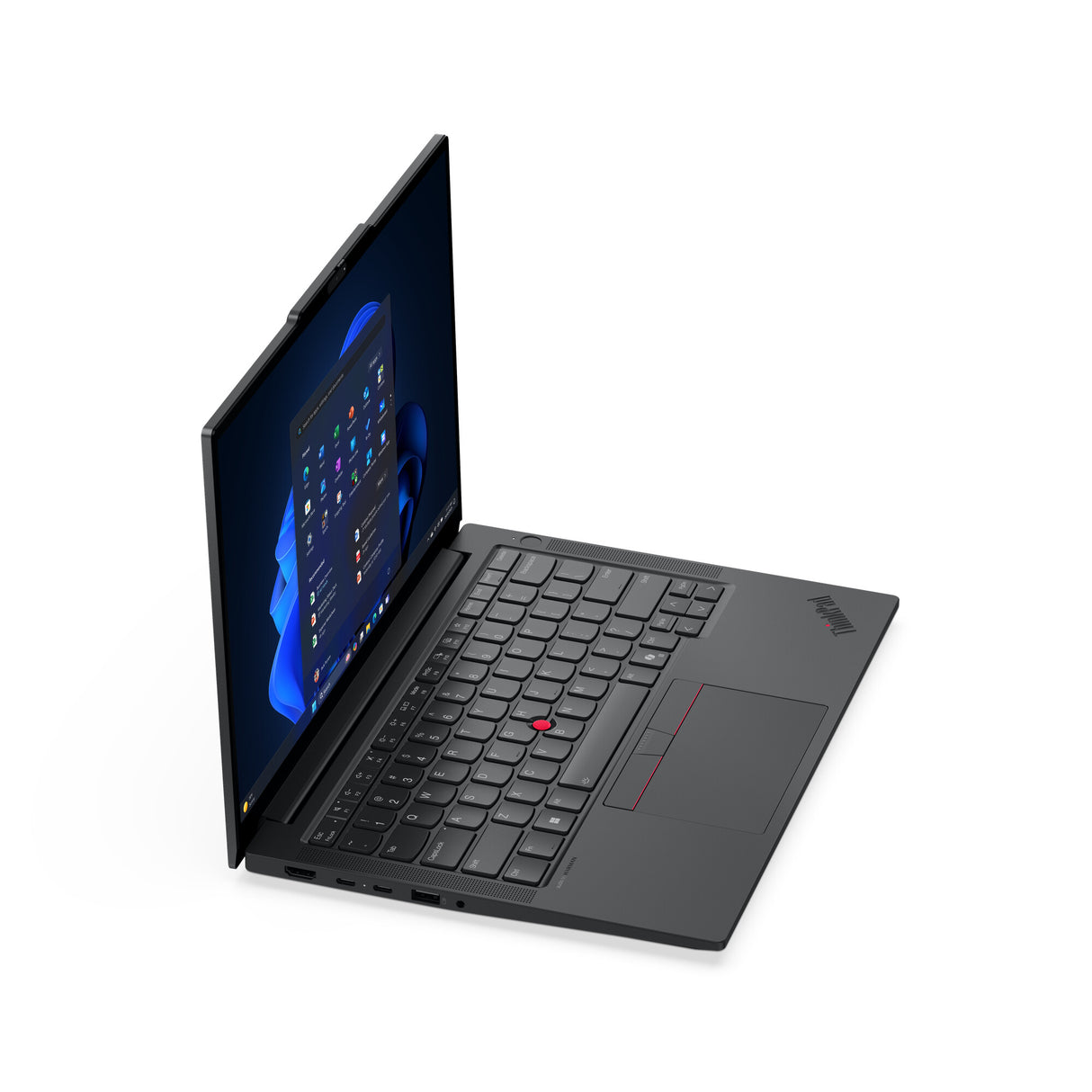 Lenovo ThinkPad E14 Gen 7 (AMD) AMD Ryzen™ 5 230 Laptop 35,6 cm (14") WUXGA 16 GB DDR5-SDRAM 512 GB SSD Wi-Fi 6E (802.11ax) Windows 11 Pro Engelsk Sort