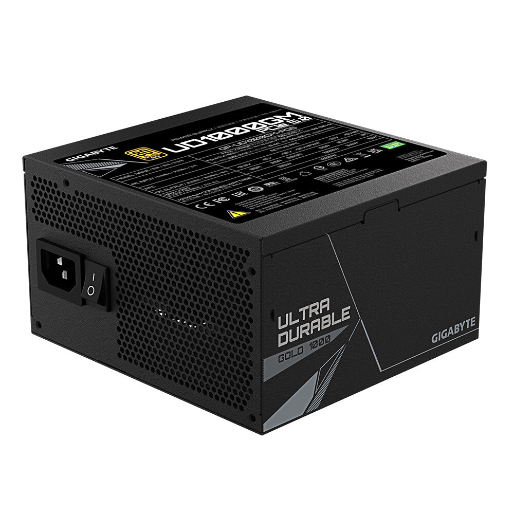 GIGABYTE GP-UD1000GM PG5 enhed til strømforsyning 1000 W 20+4 pin ATX Sort