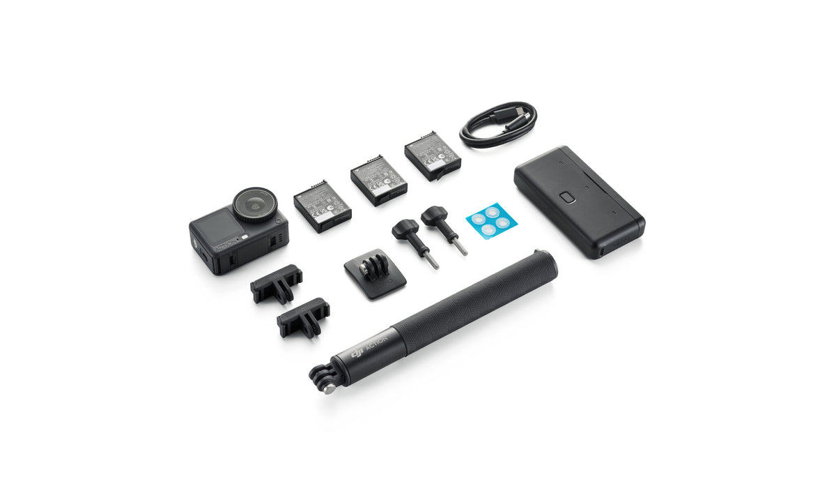 DJI Osmo Action 6 Adventure Combo action sports camera 38 MP 4K Ultra HD CMOS 25.4 / 1.1 mm (1 / 1.1") Wi-Fi 149 g