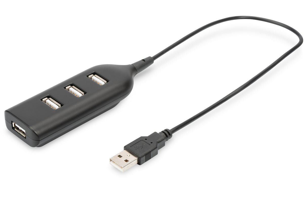 Digitus AB-50001-1 interface hub 480 Mbit/s Sort