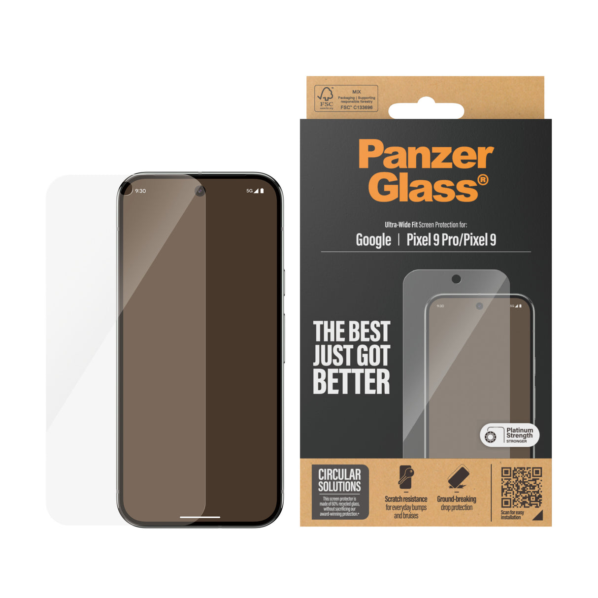 PanzerGlass Google Pixel 9, 9 Pro