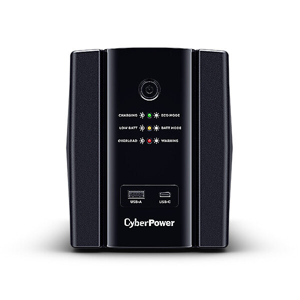 CyberPower UT1500EG UPS-enhed Interaktivt indgangsstik 1,5 kVA 900 W 4 AC stikkontakt(er)