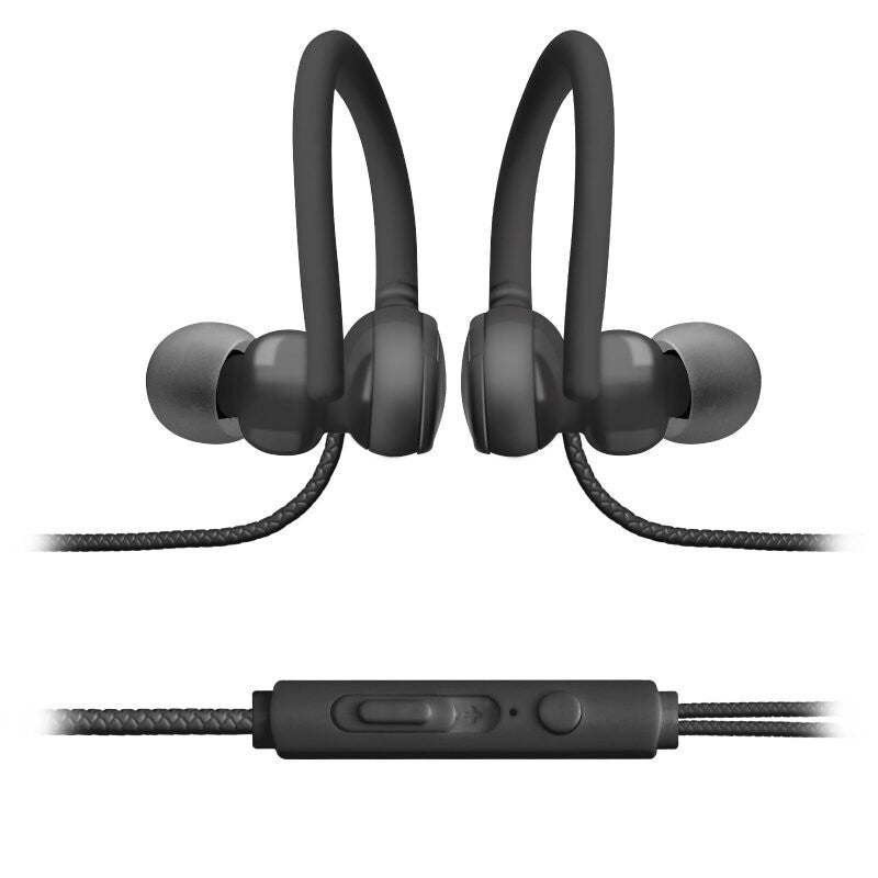 SBS TEJZEARNUJAZZK hovedtelefoner/headset Ledningsført Ørekrog, I ørerne Opkald/musik Sort