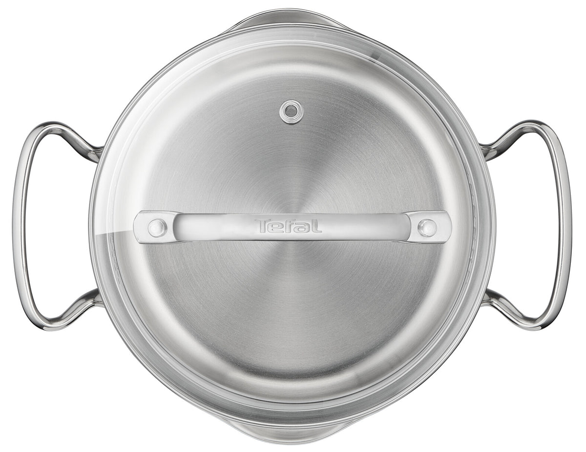 Tefal Duetto+ G719S734 Madlavningssæt Sølv Transparent