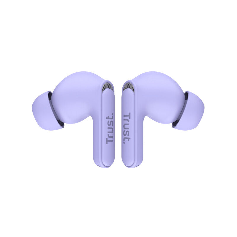 Trust Yavi Headset True Wireless Stereo (TWS) I ørerne Opkald/musik USB Type-C Bluetooth Lilla
