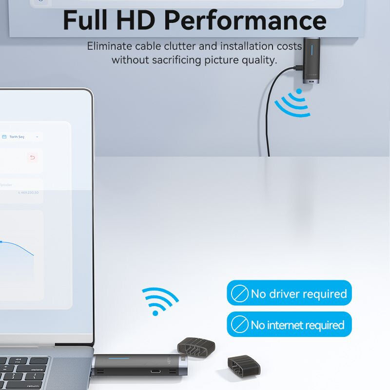 Vention HDMI belaidis siustuvas/imtuvas (melynas)