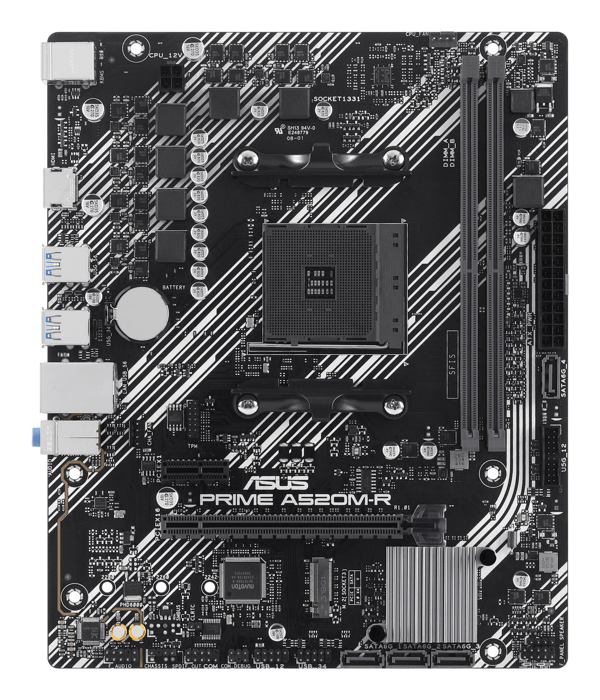 ASUS PRIME A520M-R AMD A520 Stik AM4 micro ATX
