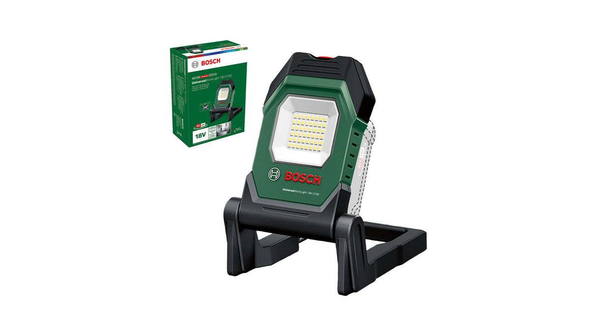 Bosch UniversalWorkLight 18V-2100 Sort, Grøn