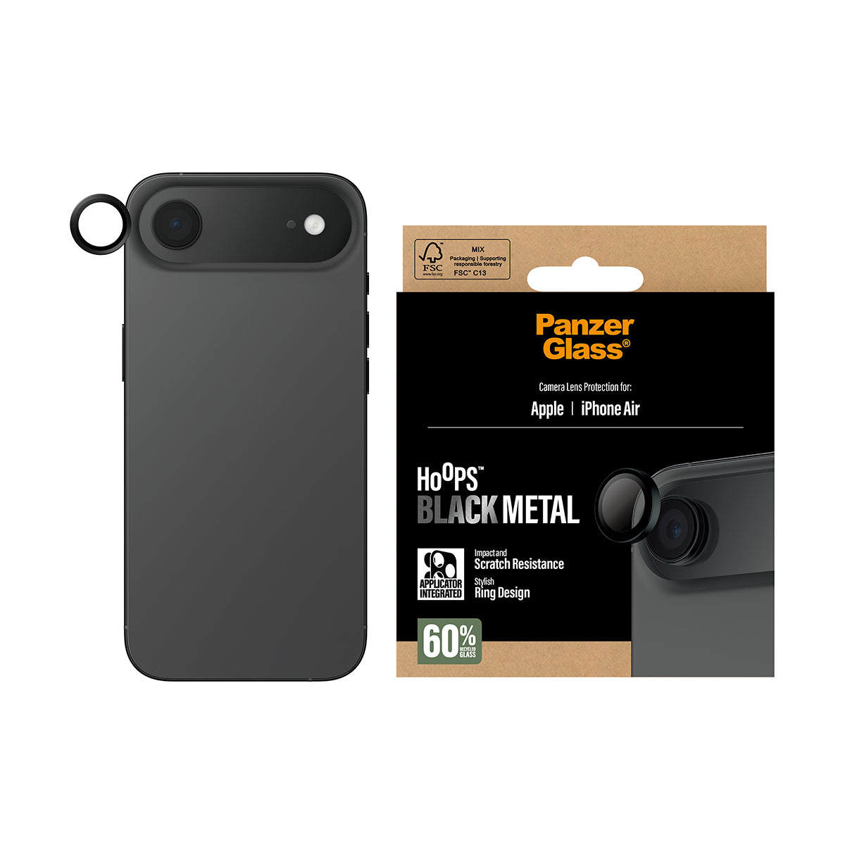 PanzerGlass Hoops Black iPhone Air