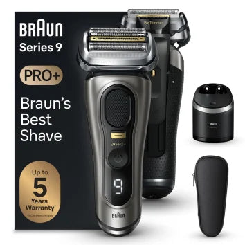 Braun Series 9 Pro+ 9565cc Wet & Dry Folie shaver Trimmer Metallic