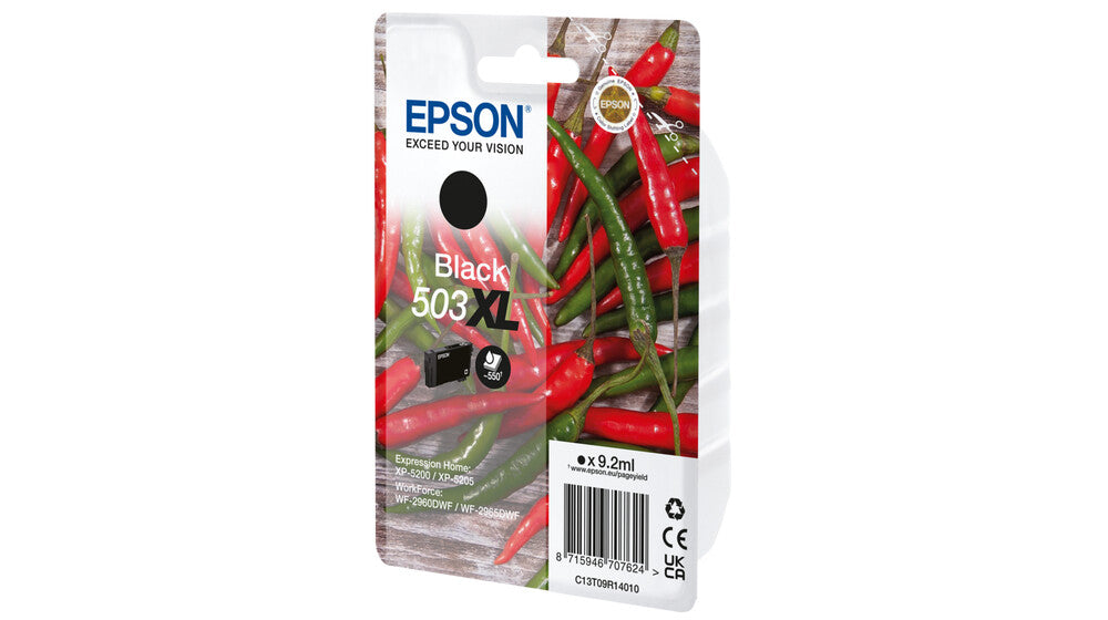 Epson 503XL blækpatron 1 stk Original Højt (XL) udbytte Sort