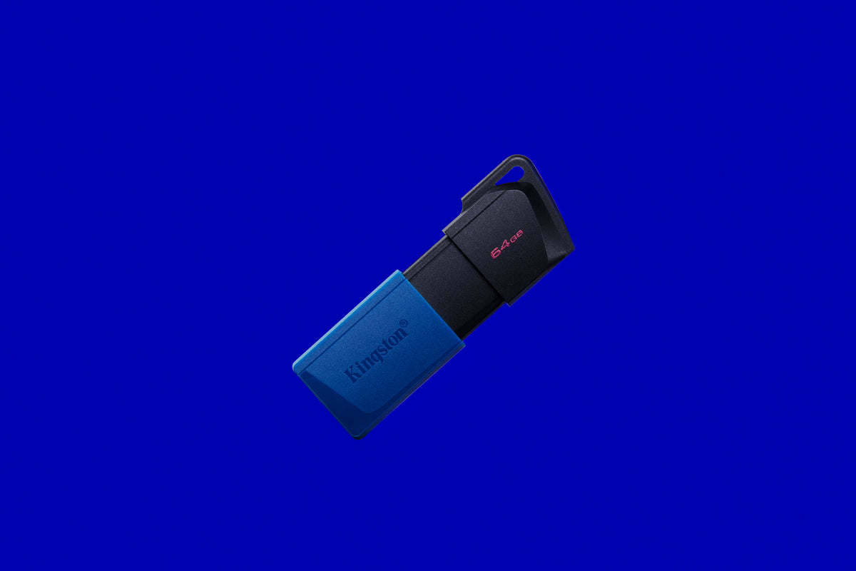 Kingston DataTraveler Exodia M 64GB USB 3.2 Gen 1 USB stick Sort Blå