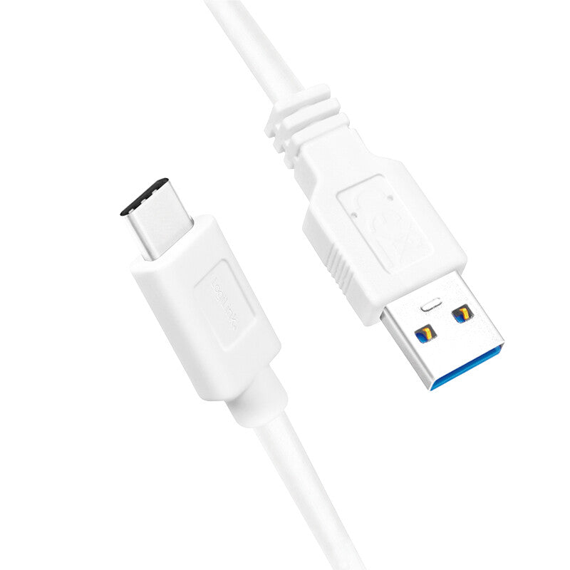 LogiLink CU0175 USB-kabel USB 3.2 Gen 1 (3.1 Gen 1) 1,5 m USB A USB C 5 Gbit/sek. Hvid