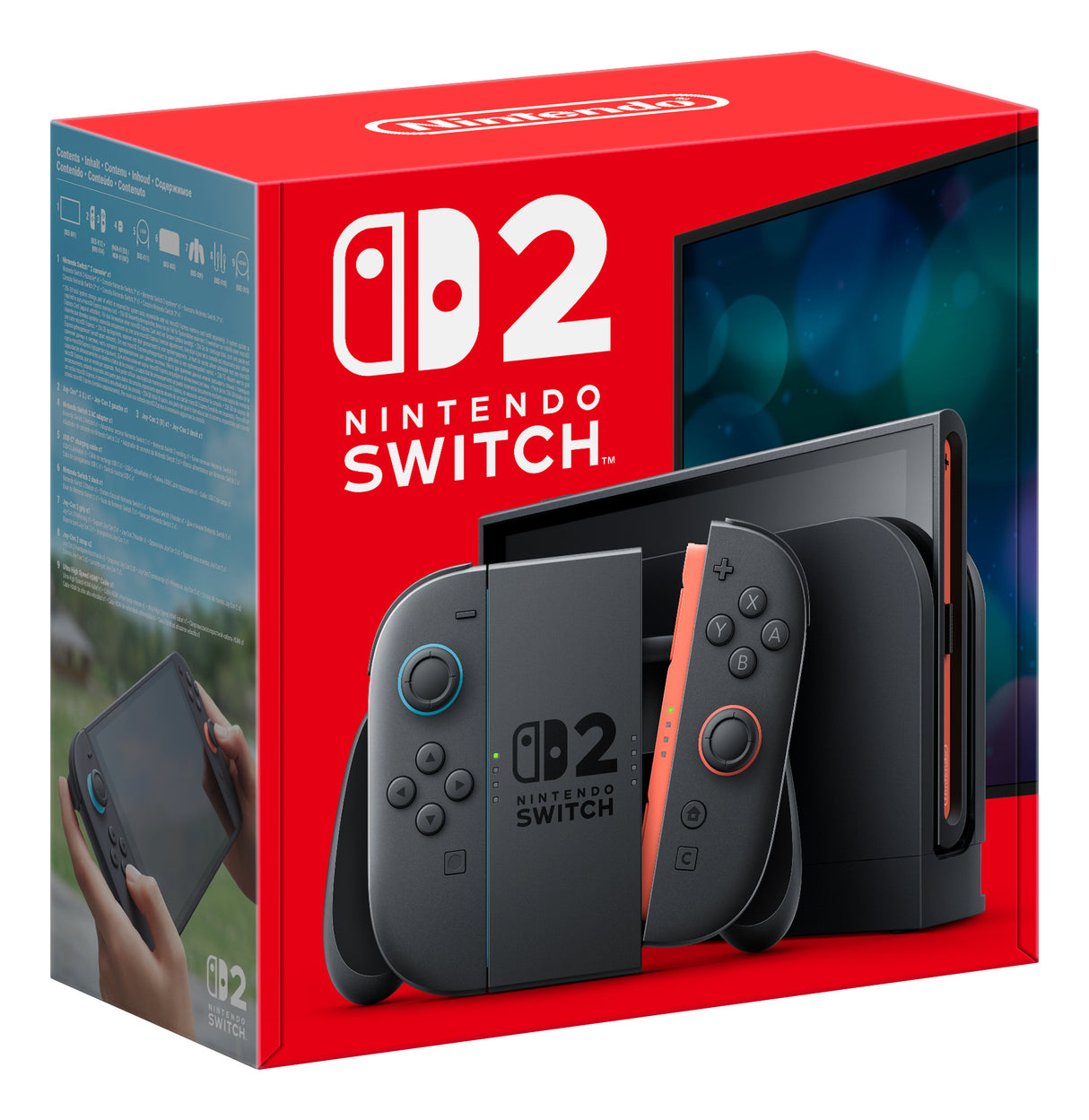 Nintendo Switch 2 bærbar spilkonsol 20,1 cm (7.9") 256 GB Berøringsskærm Wi-Fi Sort