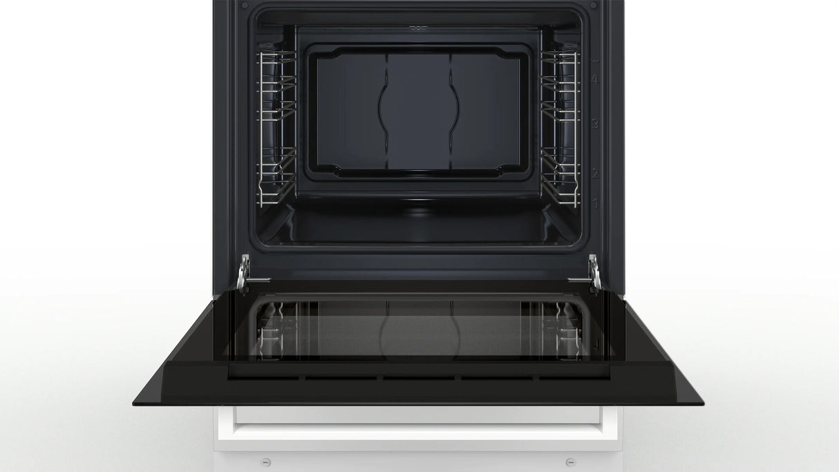 Bosch Serie 2 HKA004020U komfur og ovn Fritstående komfur Elektrisk Keramisk Hvid