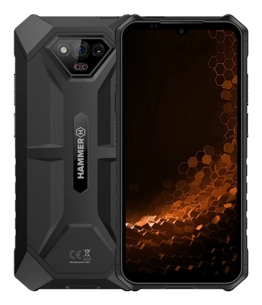HAMMER Iron V 16,5 cm (6.5") Dual SIM Android 13 4G USB Type-C 6 GB 64 GB 6320 mAh Sort