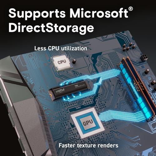 Crucial T500 1 TB M.2 PCI Express 4.0 NVMe TLC