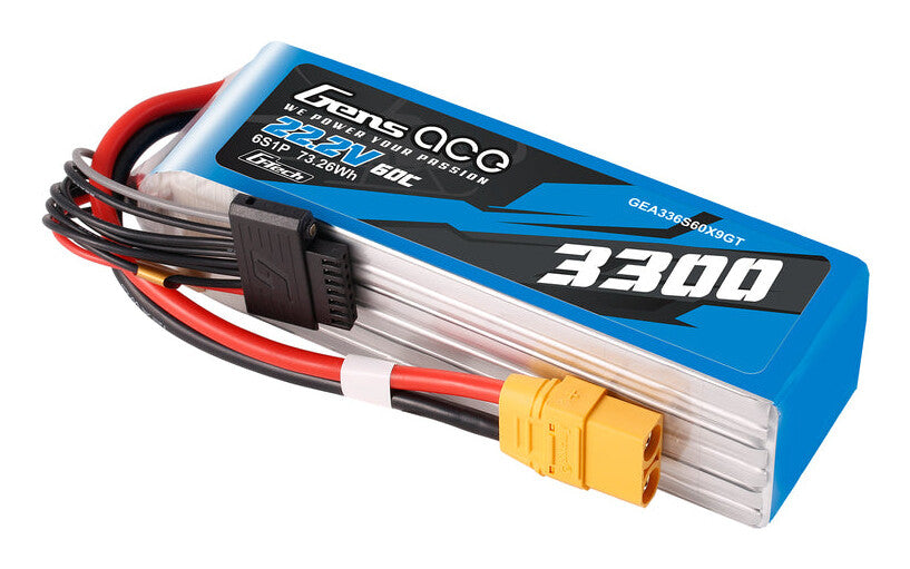 Akkumulator Lipo Gens Ace G-Tech 3300mAh 22.2V 60C 6S1P XT90