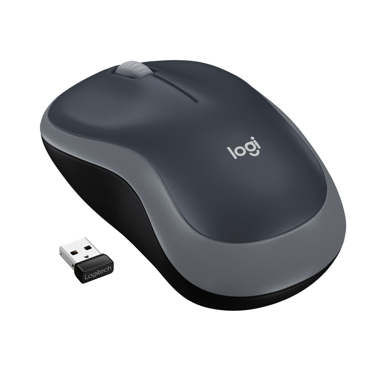 Logitech M185 Optisk Trådløs Grå
