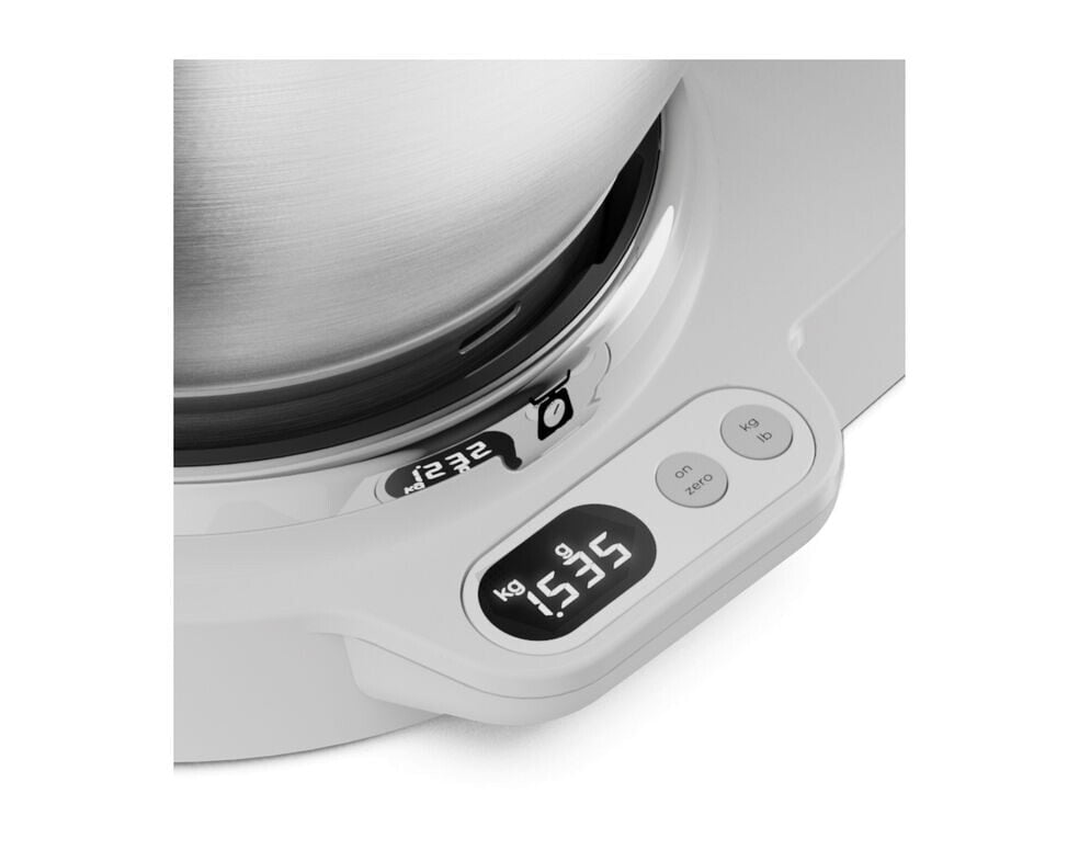 Kenwood Titanium Chef Baker XL KVL65.001WH Bordmixer 1200 W Sølv, Hvid