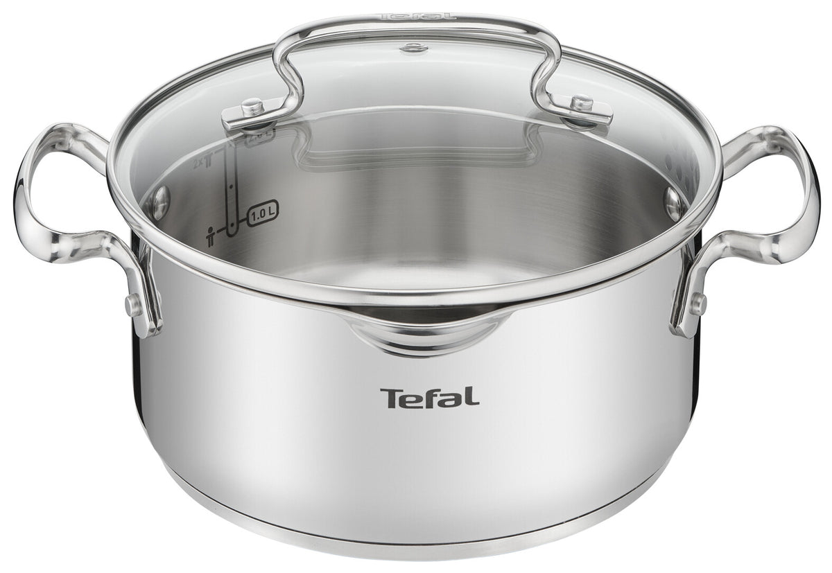 Tefal Duetto+ G719S734 Madlavningssæt Sølv Transparent