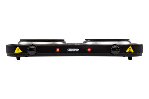 Mesko Home MS 6509 kogeplade Sort Bordplade Forseglet plade 2 zone(s)