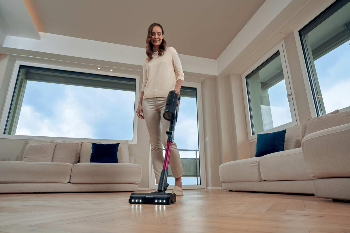 Hoover HF610HX 011 Stick vakuum Batteri Dry EPA Poseløs 0,7 L 650 W Magenta 4 At