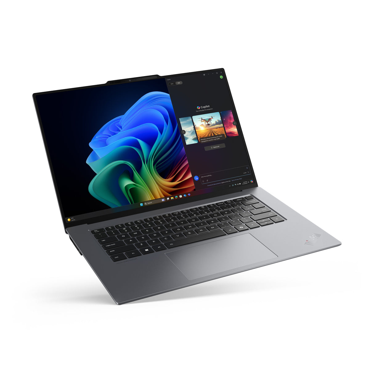 Lenovo ThinkPad X9-15 Gen 1 Aura Edition Copilot+ PC Intel Core Ultra 7 258V Laptop 38,9 cm (15.3") Berøringsskærm 2.8K 32 GB LPDDR5x-SDRAM 1 TB SSD Wi-Fi 7 (802.11be) Windows 11 Pro Nordisk Grå