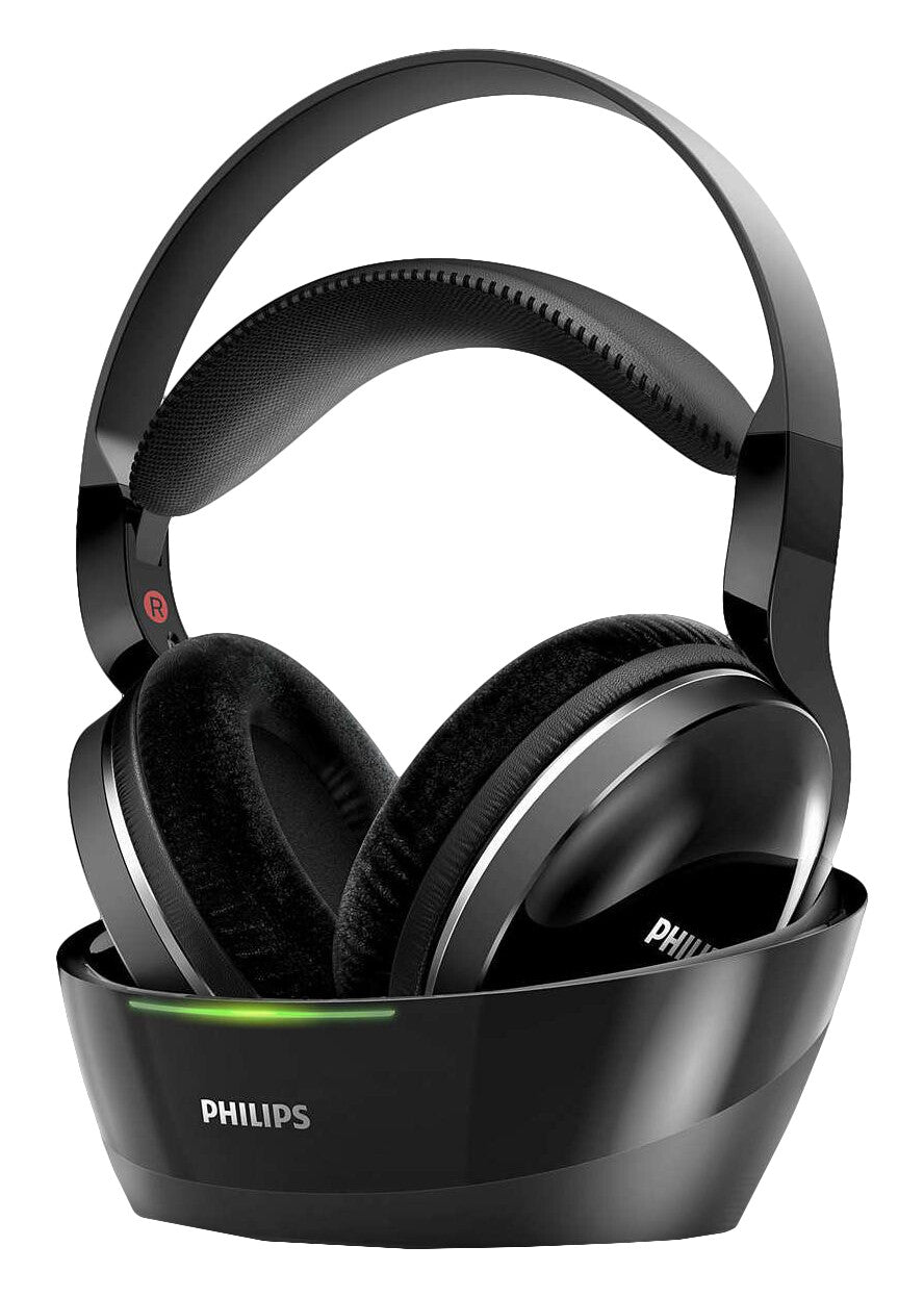 Philips SHD8850/79 hovedtelefoner/headset Kabel & trådløs Musik Opladningsstativ Sort