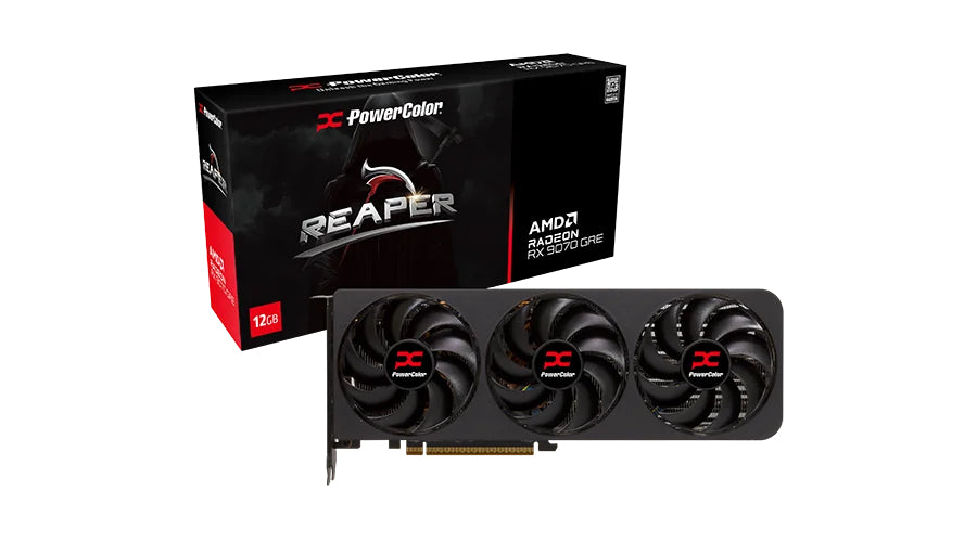 PowerColor AMD Radeon RX 9070 GRE Reaper 12GB GDDR6 SDRAM