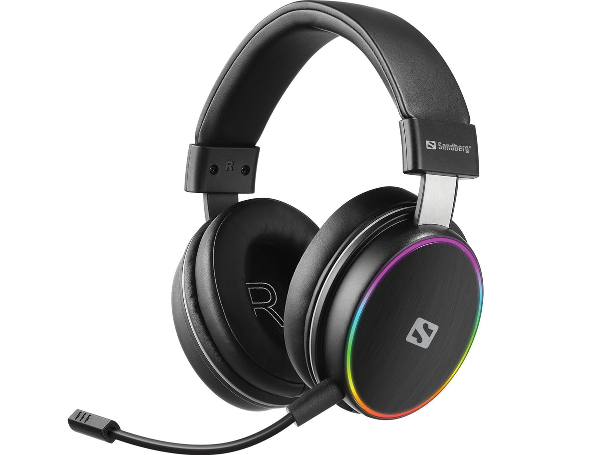 Sandberg 126-42 hovedtelefoner/headset Kabel & trådløs Spil Bluetooth Sort