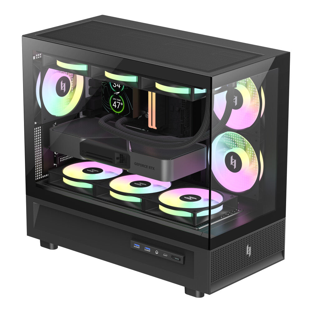 GameMax NEX C31 BK computeretui Sort