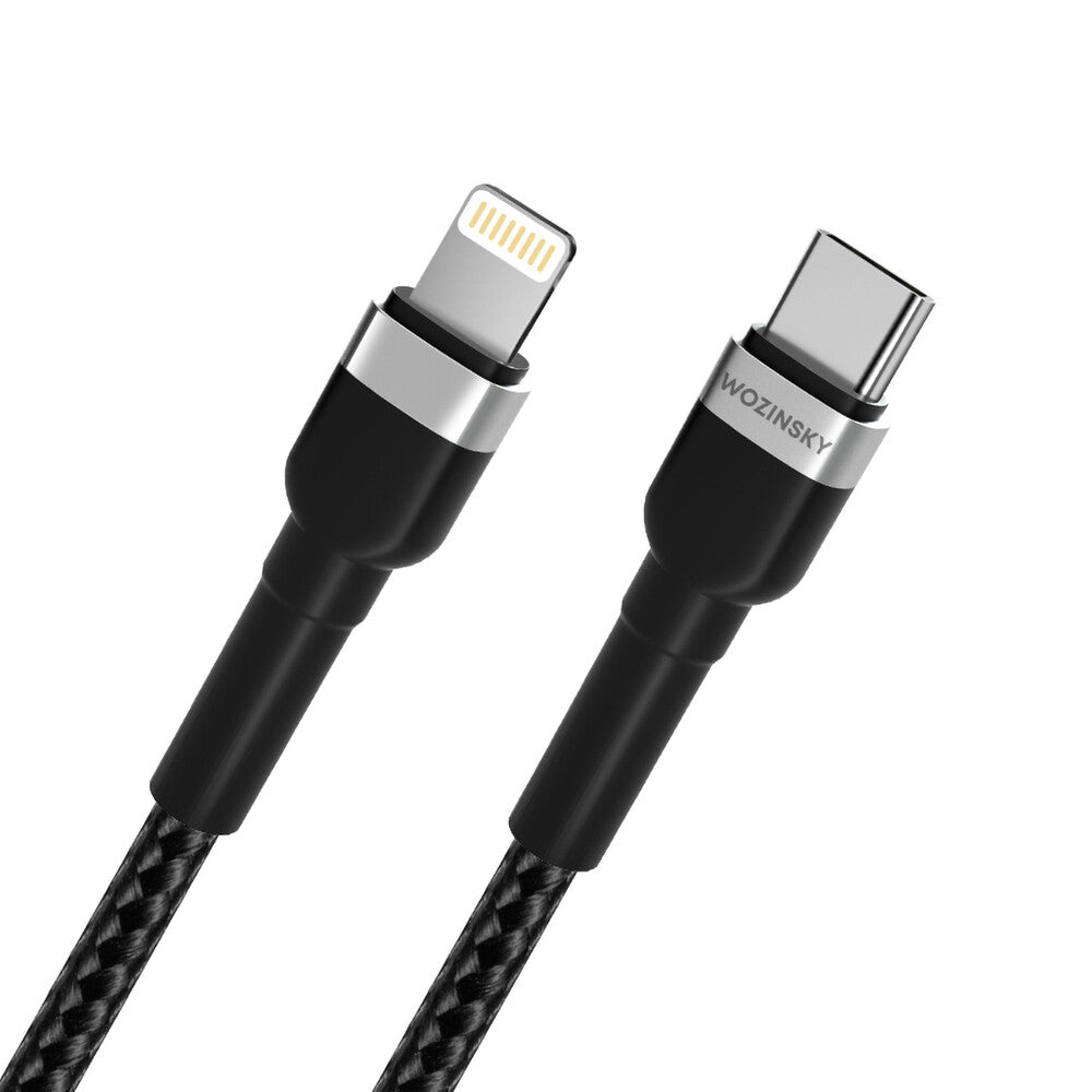 Wozinsky 5907769308765 Lightning kabel 2 m Sort