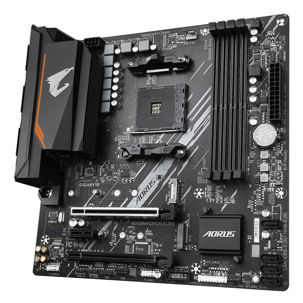 GIGABYTE B550M AORUS ELITE bundkort AMD B550 Stik AM4 micro ATX