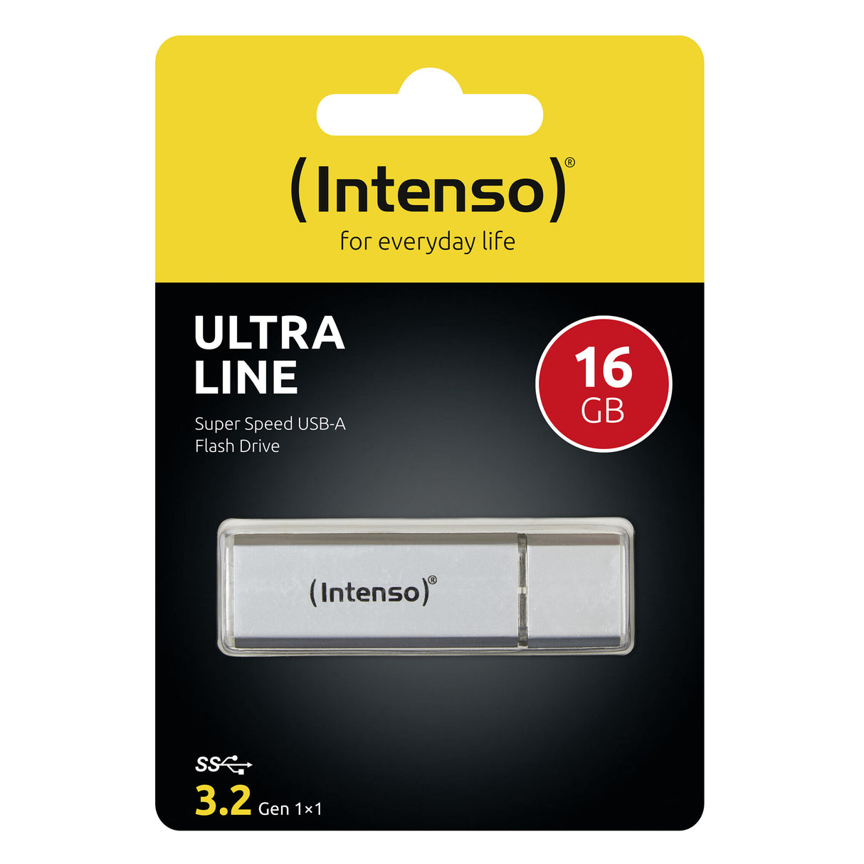 Intenso Ultra Line USB-nøgle 16 GB USB Type-A 3.2 Gen 1 (3.1 Gen 1) Sølv