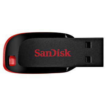 SanDisk Cruzer Blade 32GB USB 2.0 USB stick Sort Rød