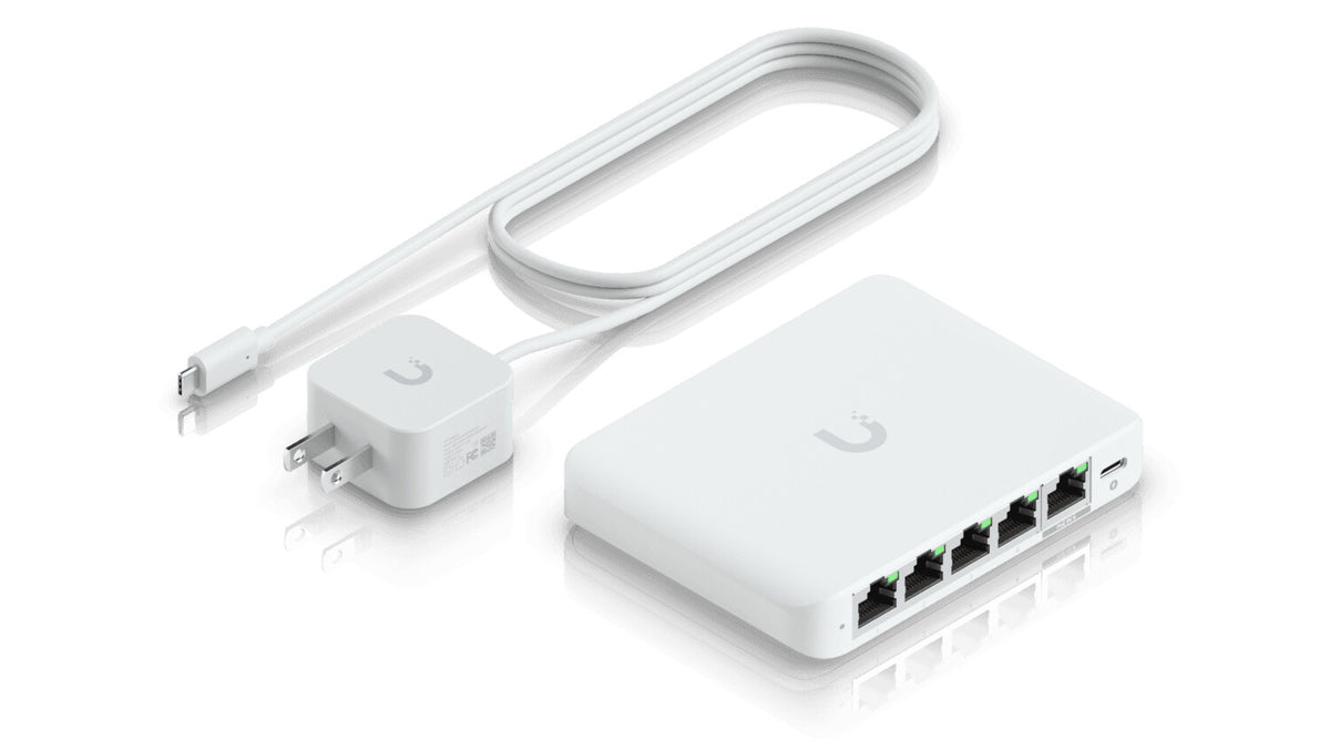 Ubiquiti UniFi Switch Flex Mini 2.5G Switch 5-porte 2.5 Gigabit Ethernet PoE
