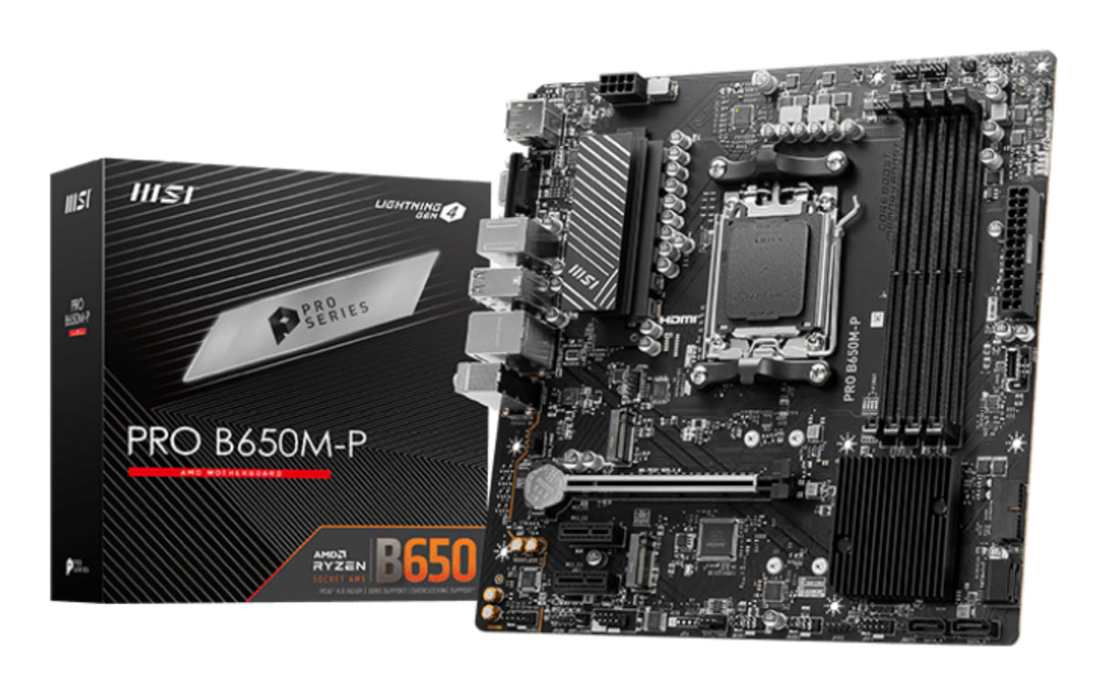 MSI PRO B650M-P Mini-ATX AM5 AMD B650
