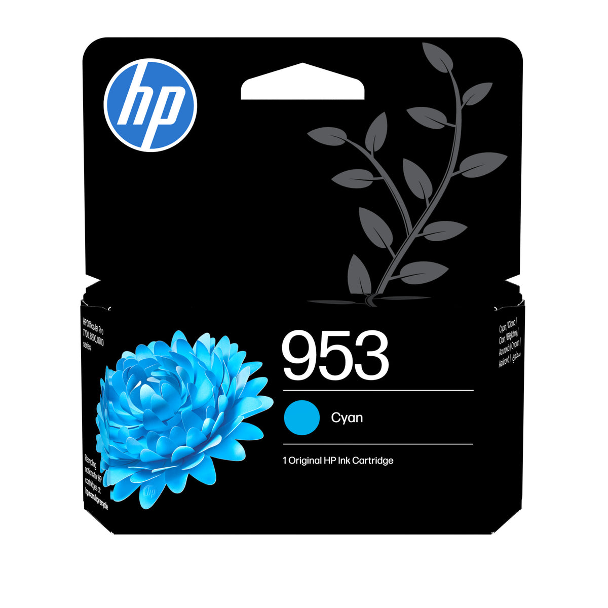 HP 953 Sort Gul Cyan Magenta Blæk 6ZC69AE