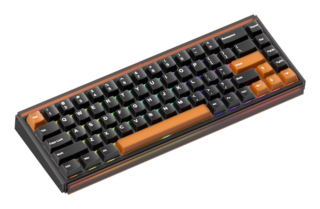 Akko Ray68 HE tastatur Spil USB + RF Wireless + Bluetooth QWERTY US engelsk Sort