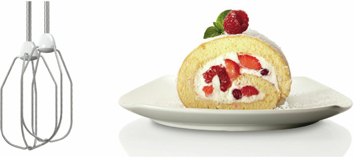 Bosch MFQ24200 røremaskine og mikser Håndmixer 400 W Børstet stål, Hvid