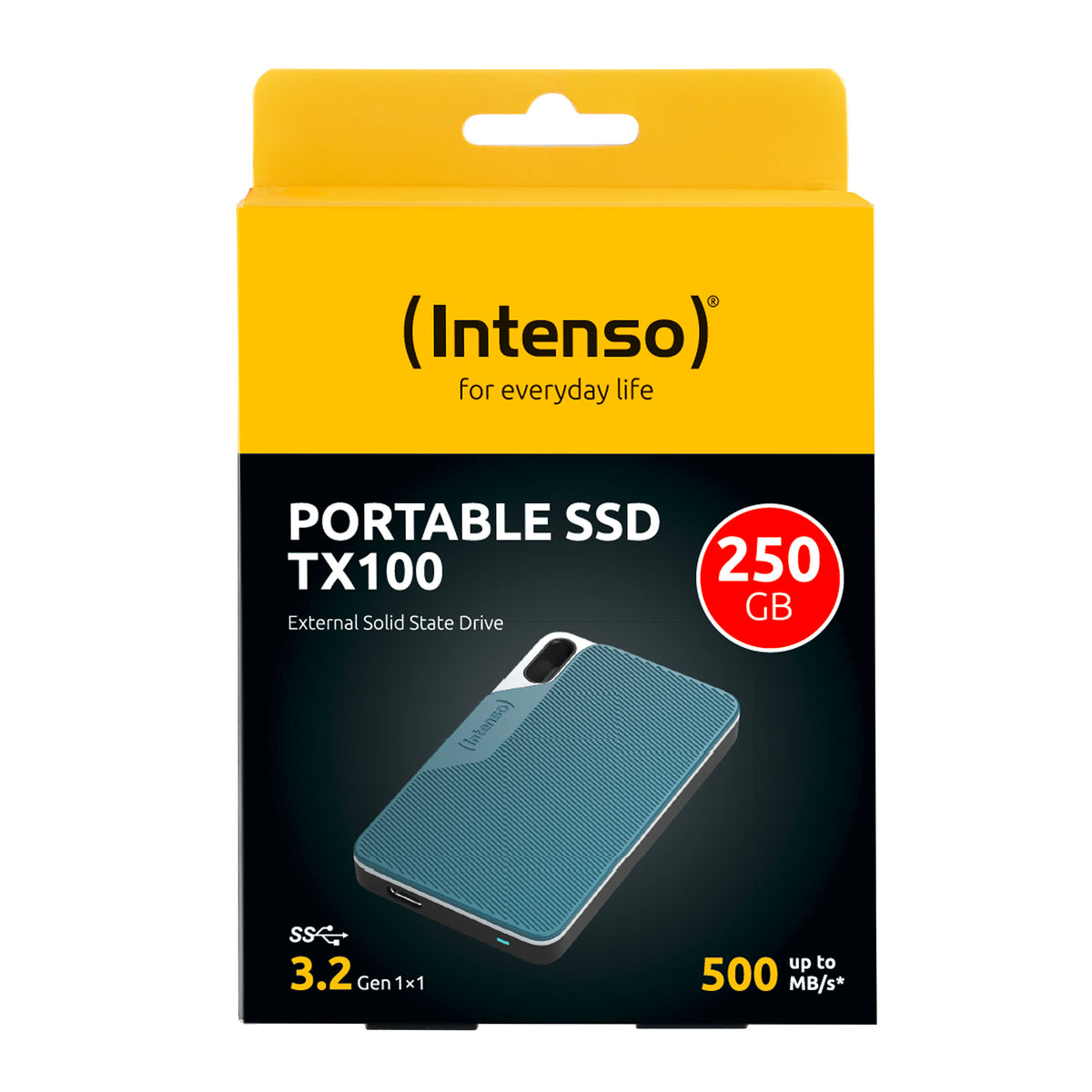 Intenso TX100-250GB External SSD ekstern harddisk