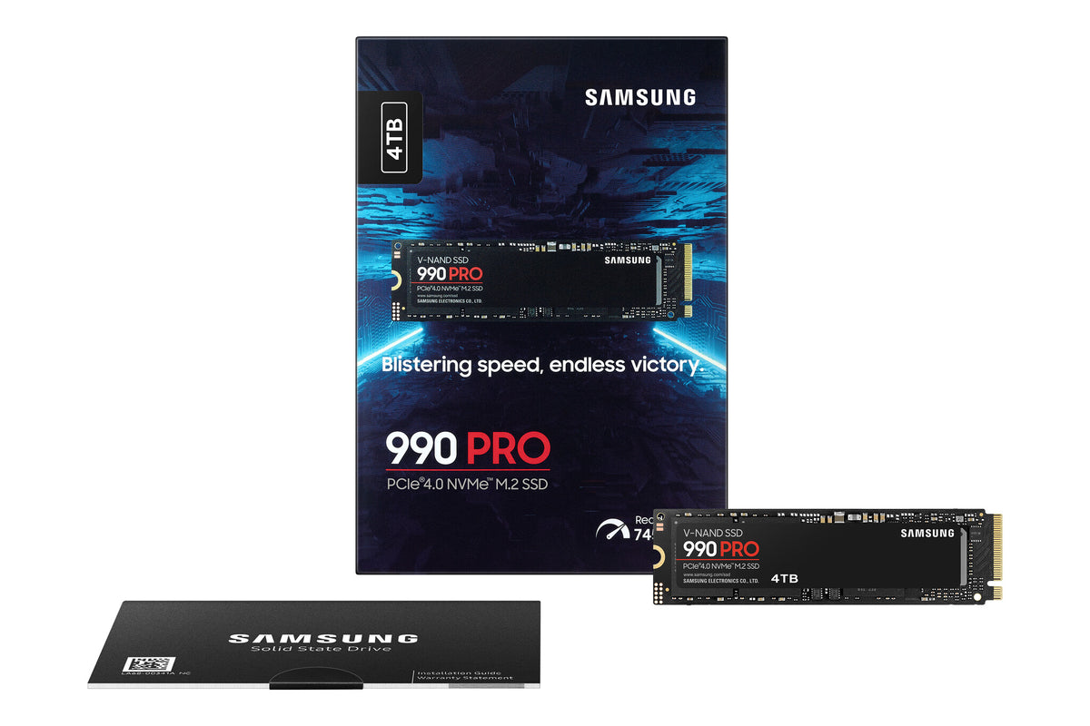 Samsung 990 PRO 4 TB M.2 PCI Express 4.0 NVMe V-NAND TLC
