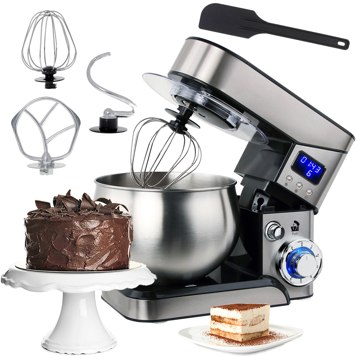 Camry Premium CR 4223 foodprocessor 2000 W 5 L Sølv