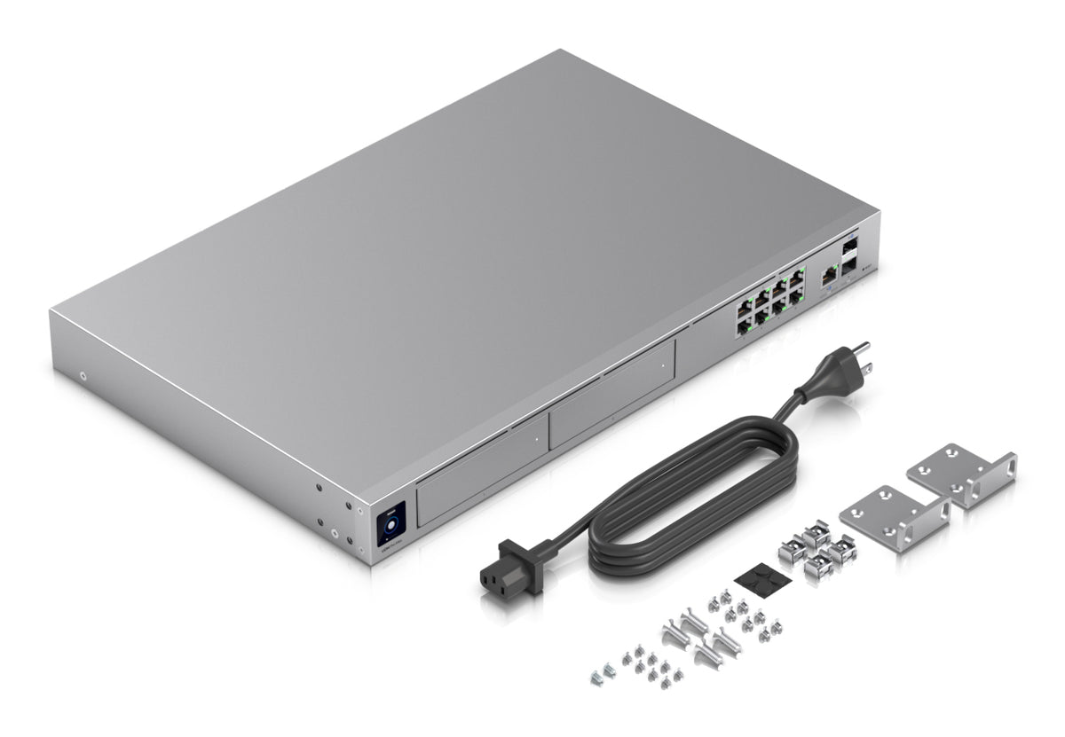 Ubiquiti UniFi Dream Machine Pro Max Gateway 8-port switch Kablet
