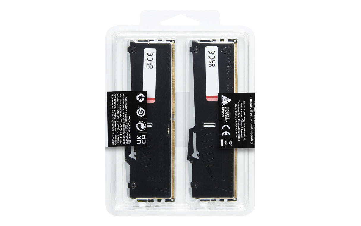 Kingston Technology FURY Beast 16 GB 6000 MT/s DDR5 CL36 DIMM (sæt med 2) RGB EXPO